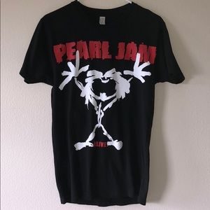 Pearl Jam “Alive” Stickman t-shirt